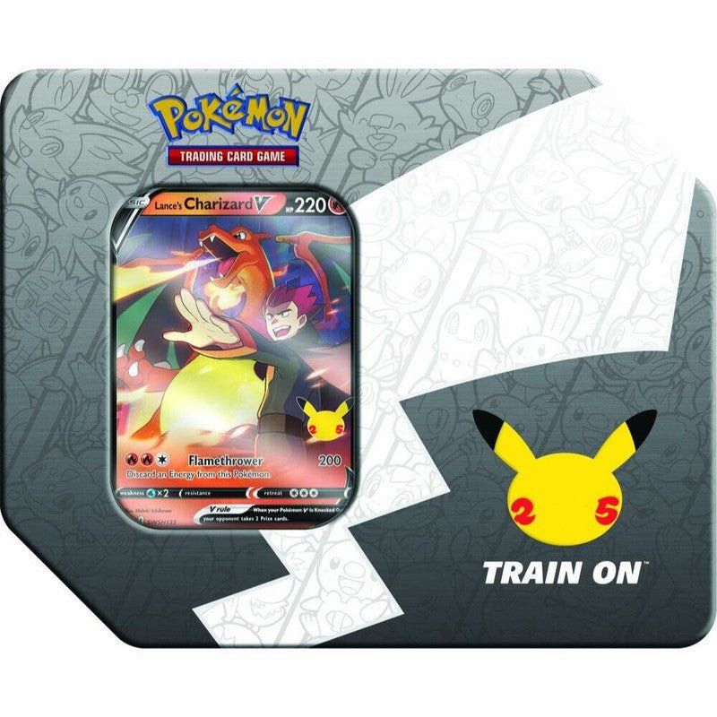Pokemon TCG: Celebrations Lance Charizard Tin - CardVault Collections