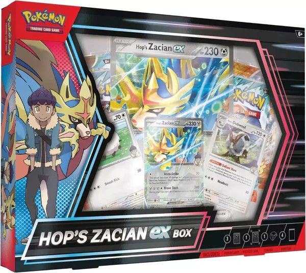 Pokemon TCG: Hops Zacian Ex Box - CardVault Collections