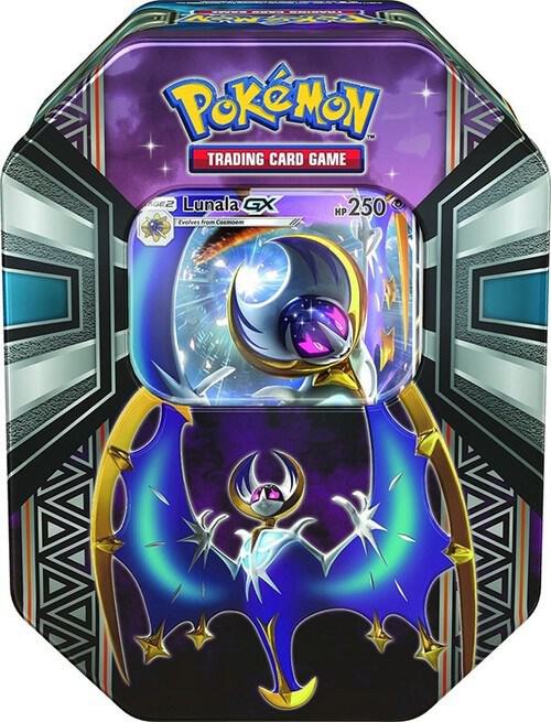 Pokemon TCG: Legends of Alola Lunala GX Tin - CardVault Collections