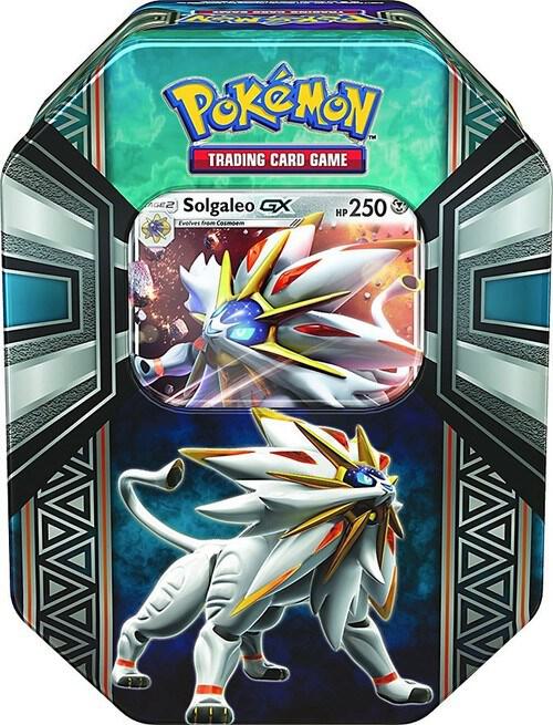 Pokemon TCG: Legends of Alola Solgaleo GX Tin - CardVault Collections