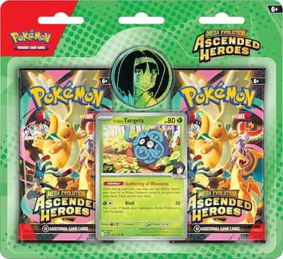 Pokemon TCG: Mega Evolution - Ascended Heroes 2 Pack Blister (Erika) - CardVault Collections