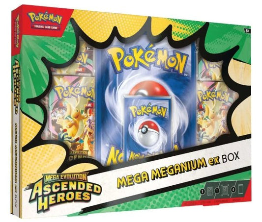 Pokemon TCG: Mega Evolution - Ascended Heroes Mega Box (Meganium Ex) - CardVault Collections