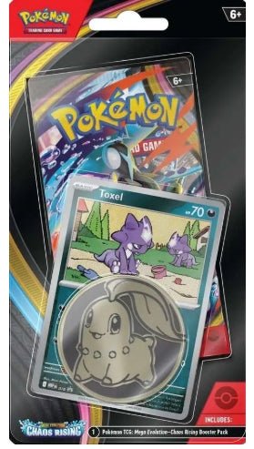 Pokemon TCG: Mega Evolution - Chaos Rising Checklane Blister (Toxel) (PRE - ORDER) - CardVault Collections