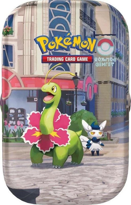 Pokemon TCG: Mega Evolution - Lumiose City Mini Tin (Meganium and Meowstic) - CardVault Collections