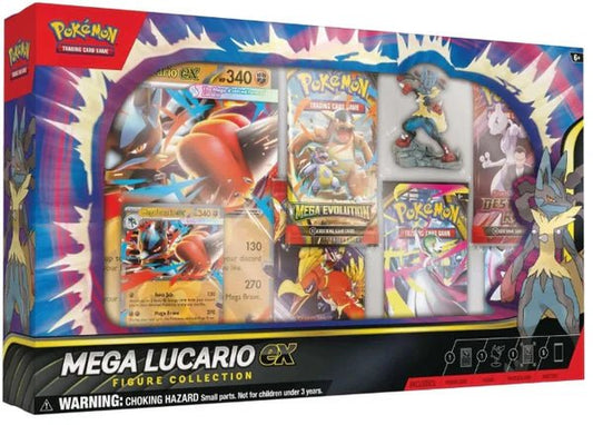 Pokemon TCG: Mega Evolution - Mega Lucario EX Figure Collection Box - CardVault Collections
