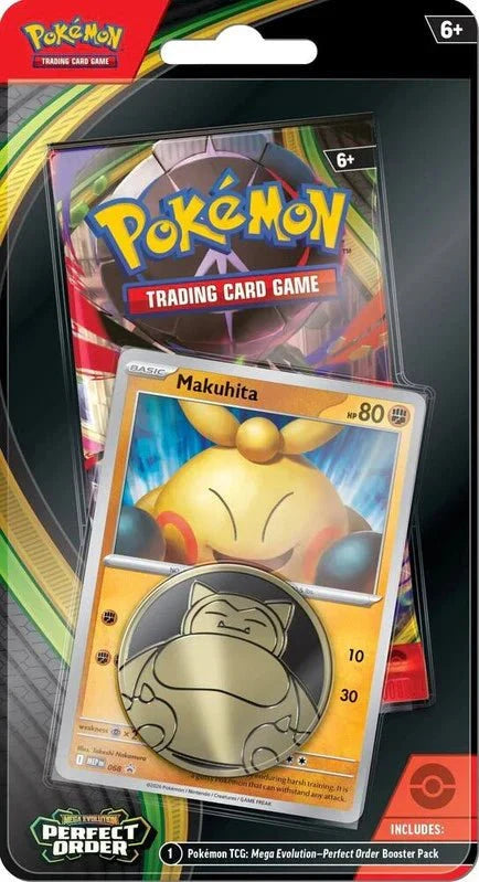 Pokemon TCG: Mega Evolution - Perfect Order Checklane Blister (Makuhita) (SALE) - CardVault Collections