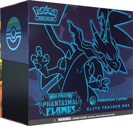 Pokemon TCG: Mega Evolution - Phantasmal Flames Pokemon Center Elite Trainer Box - CardVault Collections