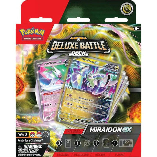 Pokemon TCG: Miraidon EX Deluxe Battle Deck - CardVault Collections