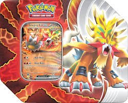 Pokemon TCG: Paradox Destinies Gouging Fire EX Tin - CardVault Collections