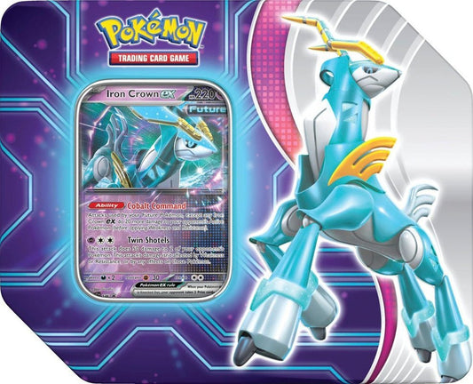 Pokemon TCG: Paradox Destinies Iron Crown EX Tin - CardVault Collections