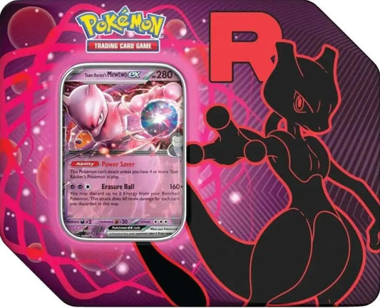 Pokemon TCG: Scarlet and Violet - Destined Rivals Tin (MewTwo EX) - CardVault Collections
