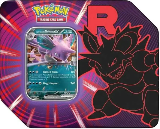 Pokemon TCG: Scarlet and Violet - Destined Rivals Tin (Nidoking EX) - CardVault Collections