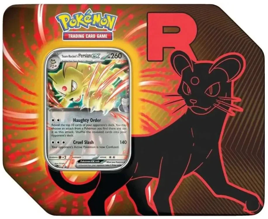 Pokemon TCG: Scarlet and Violet - Destined Rivals Tin (Persian EX) - CardVault Collections