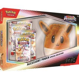 Pokemon TCG: Scarlet and Violet - Prismatic Evolutions Accessory Pouch Special Collection Box - CardVault Collections