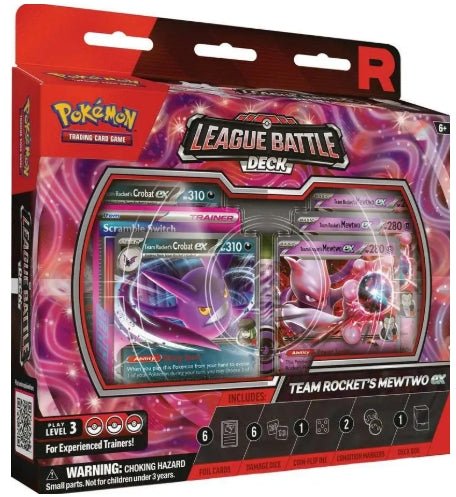 Pokemon TCG: Scarlet and Violet - Team Rockets Mewtwo EX League Battle Deck - CardVault Collections