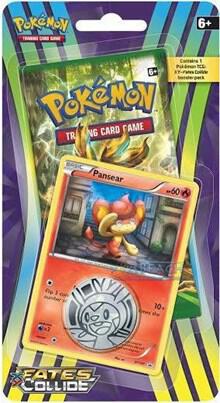 Pokemon XY: Fates Collide Blister Pack (Pansear) - CardVault Collections