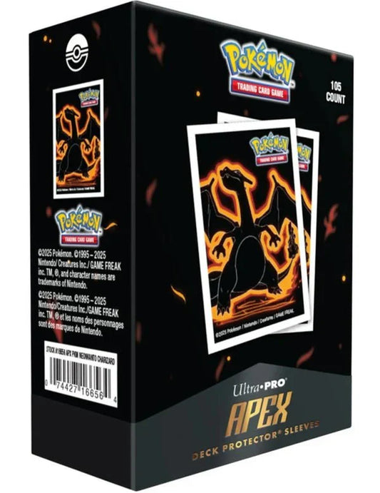 Ultra Pro: Apex Sleeves - Neon Kanto Charizard - CardVault Collections